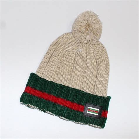 gucci mens beanie hat|Gucci beanie hat and scarf.